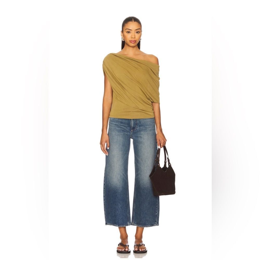 PAIGE Arellia Ankle Barrel Leg Jeans in Stones - Picture 6 of 11